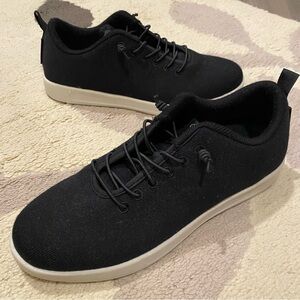 Merino wool black sneakers unisex 39